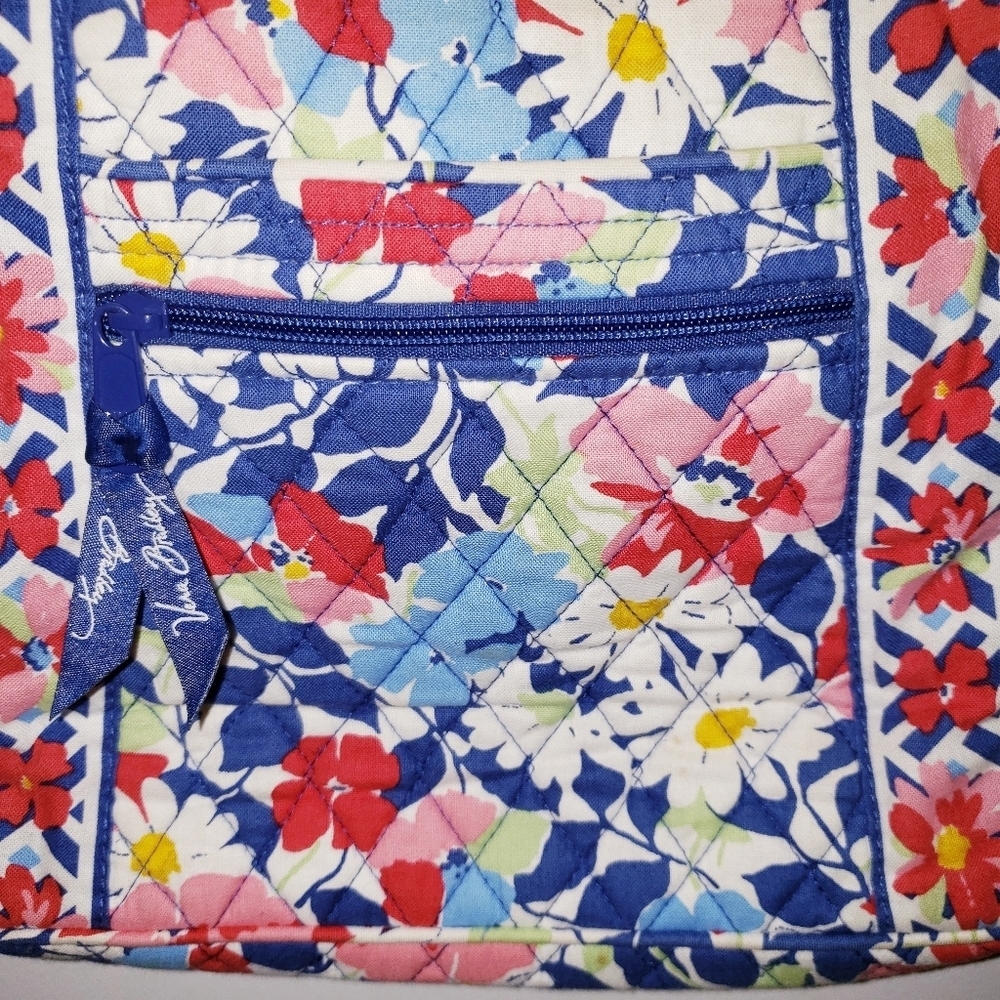 Vera Bradley Blue Floral Crossbody Bag - Picture 2 of 5